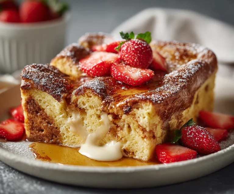 Cream Cheese Baked French Toast Recipe