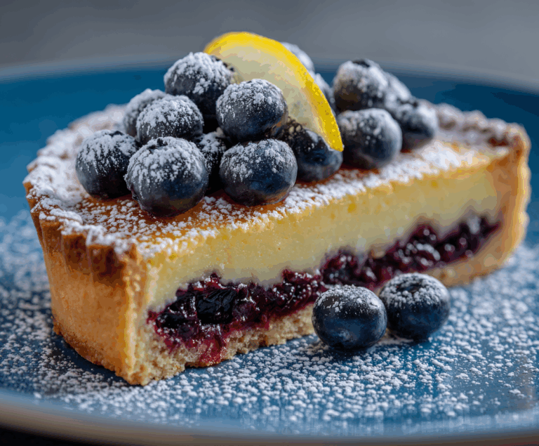 Lemon Blueberry Tart Recipe