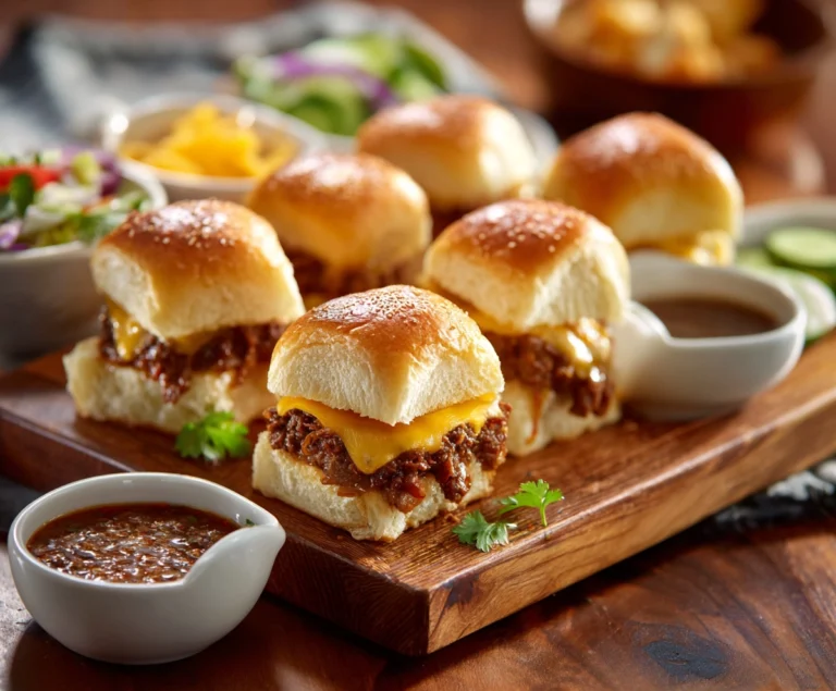 Cheeseburger Sliders Hawaiian Rolls