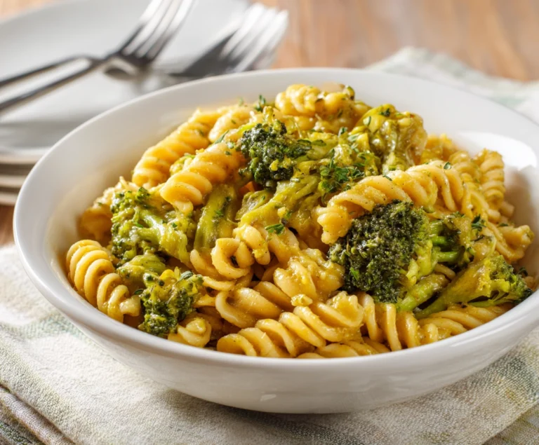 Cheesy and Creamy Broccoli Pasta Recipe