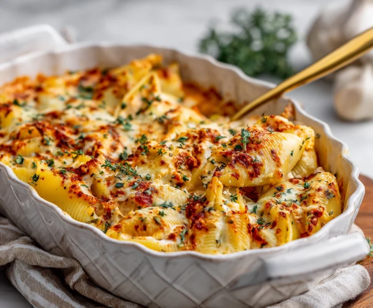 Creamy Cheesy Stuffed Shells Recipe
