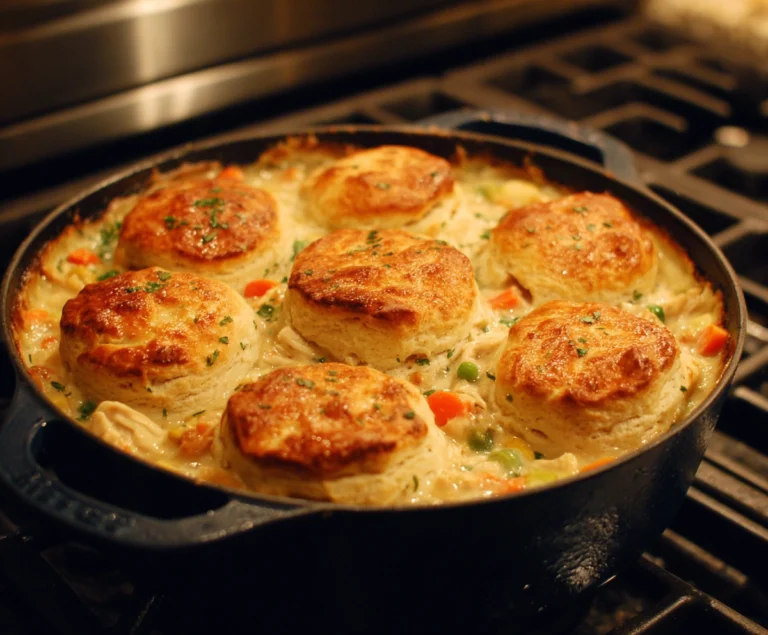 East Chicken Pot Pie With Biscuits Recipe