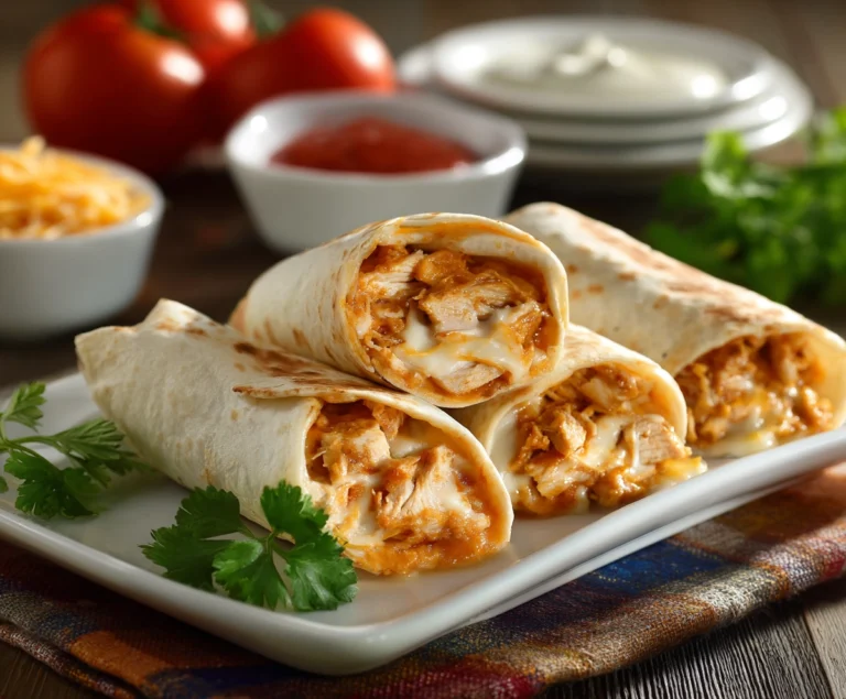 Garlic Chicken Wraps Recipe