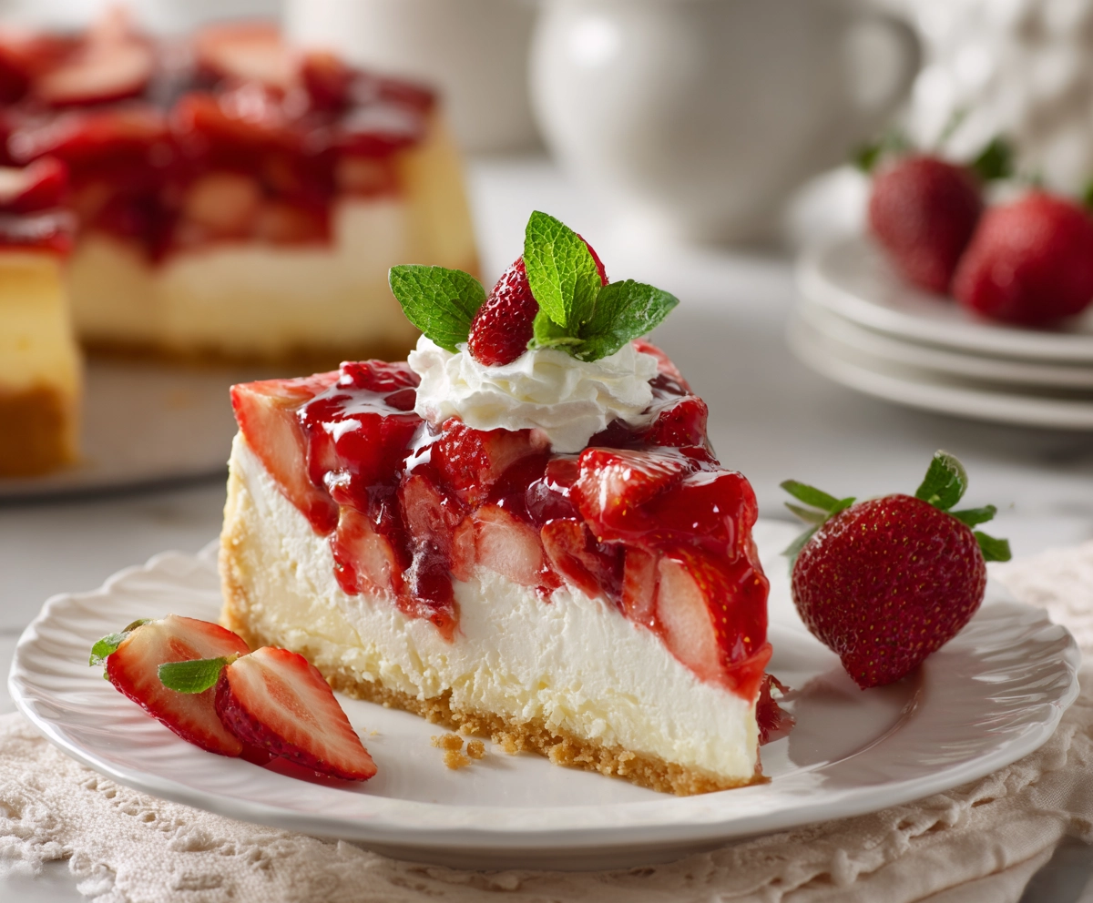 Strawberry Shortcake Cheesecake Recipe