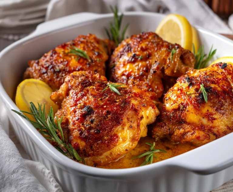 baked chicken thighs Recipe