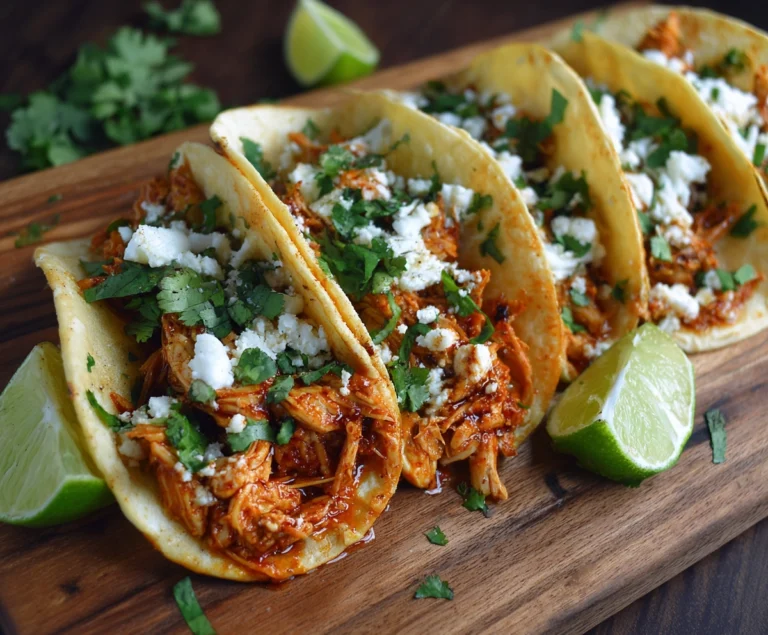 chicken tinga tacos Recipe