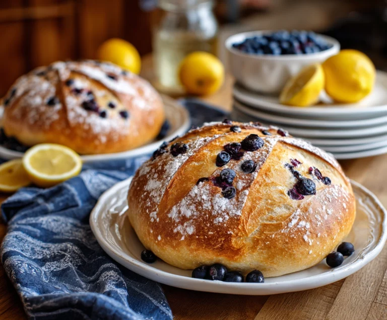 lemon blueberry sourdough bread Recipe