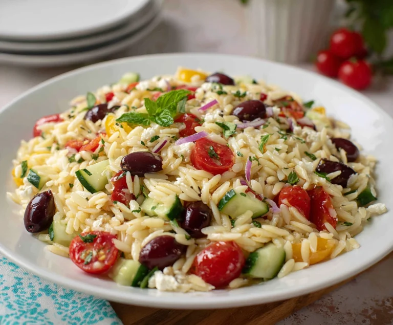 mediterranean orzo salad