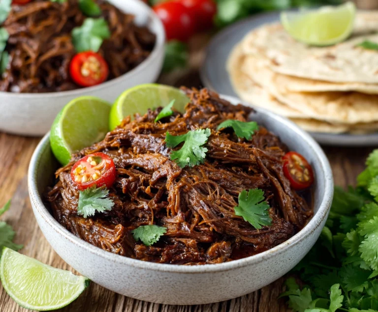mexican shredded beef Recipe