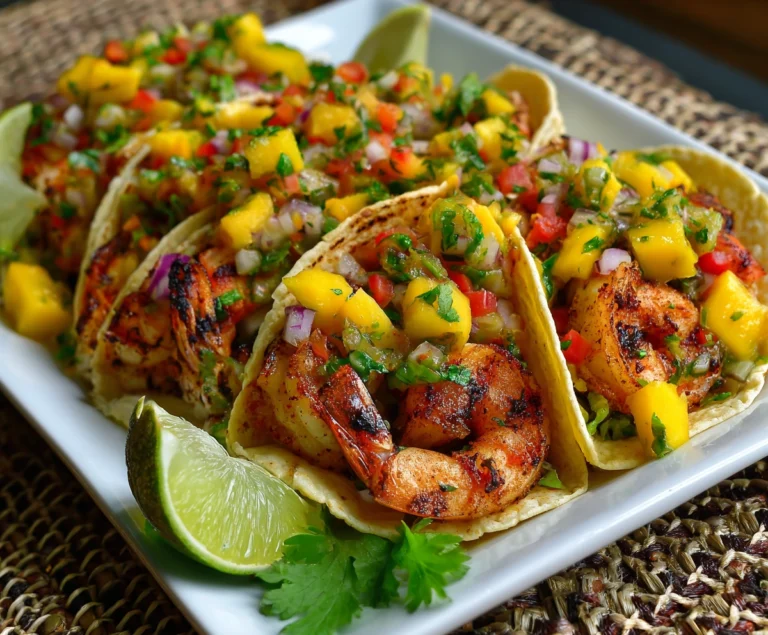 shrimp tacos with mango salsa Recipe