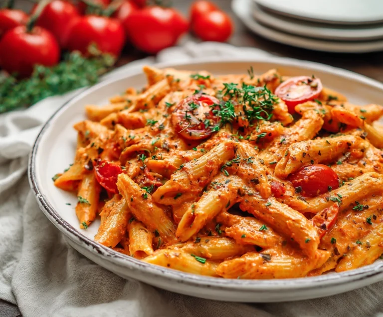 Super Easy Creamy Tomato Pasta Recipe